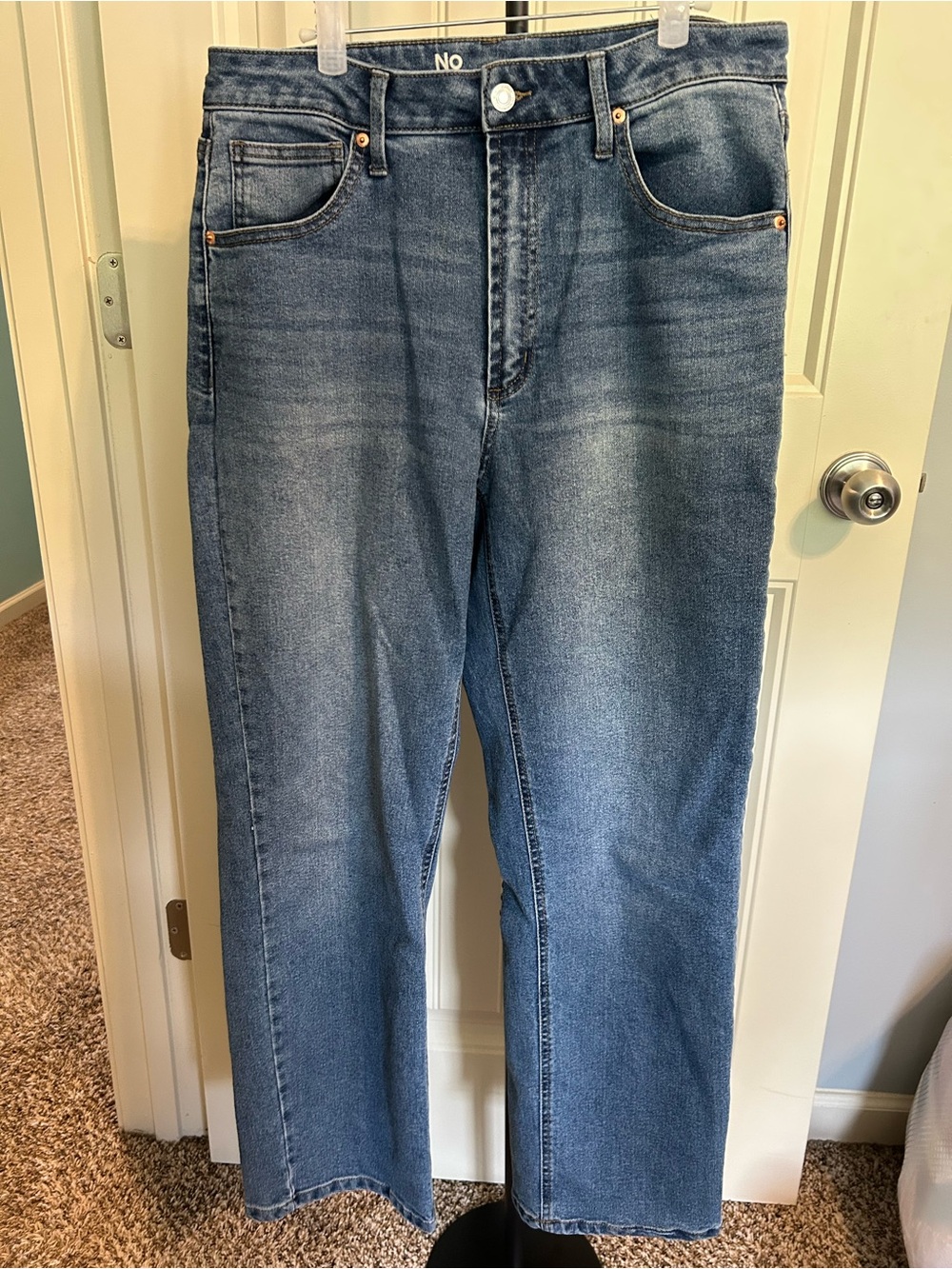 No Boundaries Wide-Leg Blue Denim Jeans